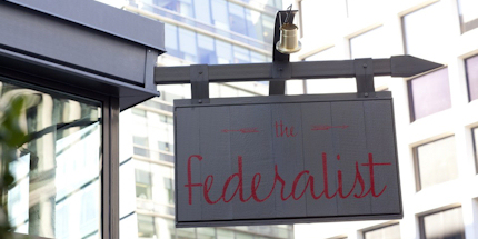 The hotel's restaurant, the Federalist 